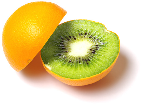 orange kiwi